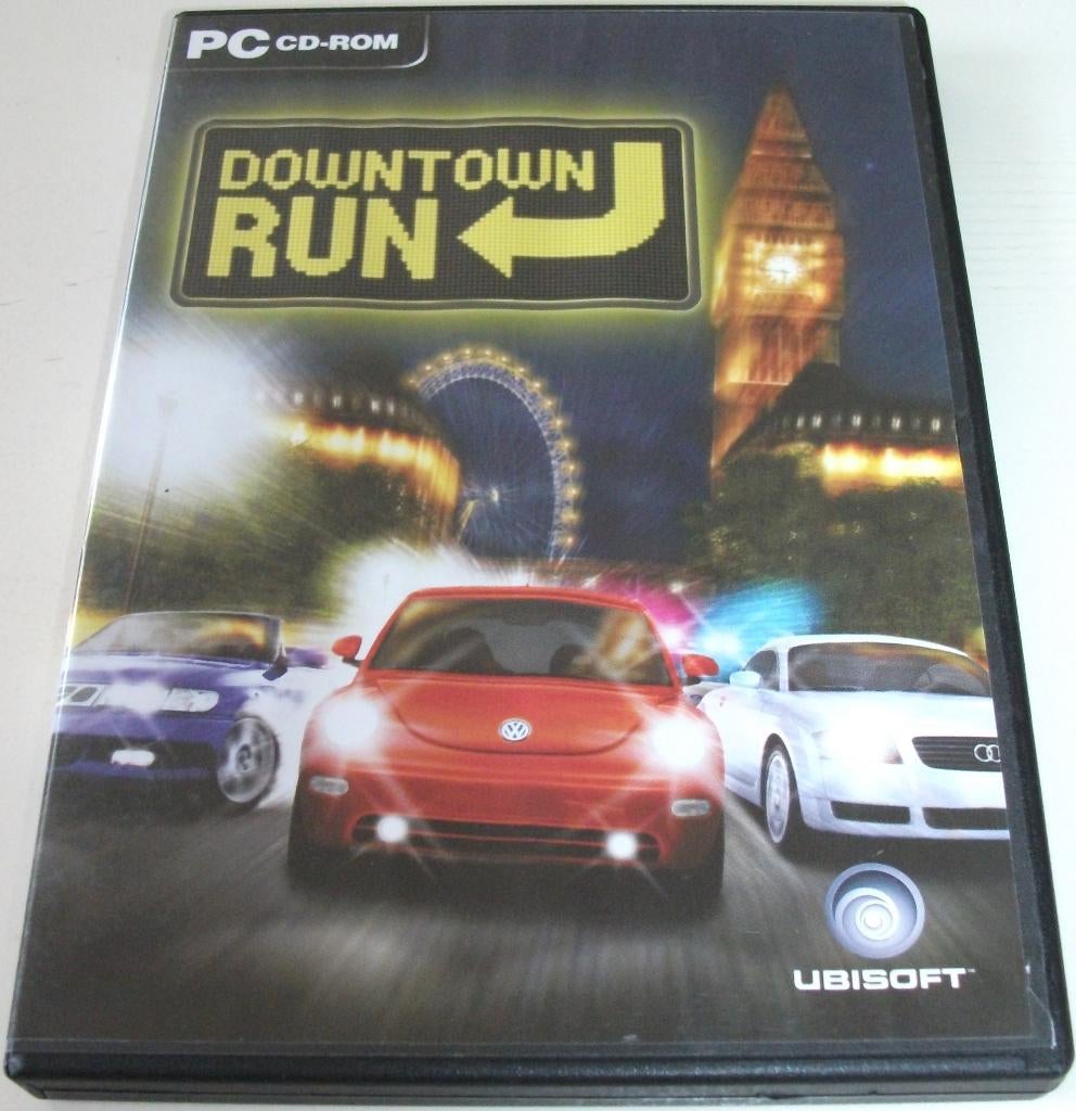 PC Game *** DOWNTOWN RUN *** Klaar voor ultieme straatrace?, Gebruikt, 1 speler, Racen en Vliegen, Ophalen of Verzenden