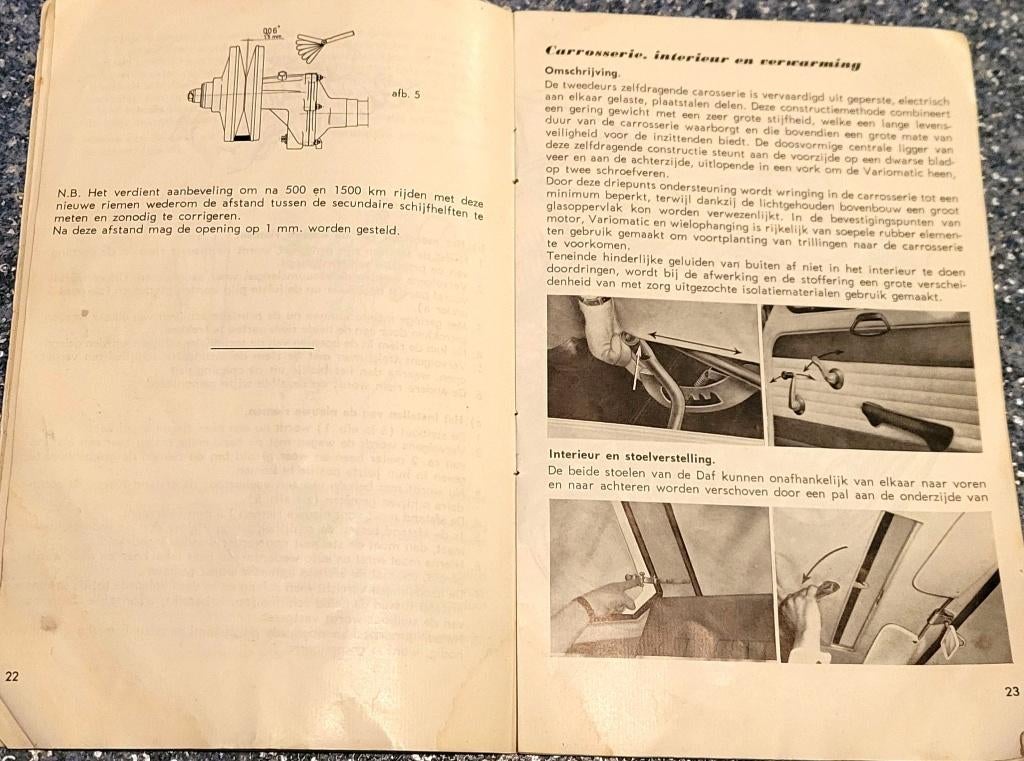 Instructie boekje originele handleiding voor de DAF, en nog, Auto diversen, Handleidingen en Instructieboekjes, Ophalen of Verzenden