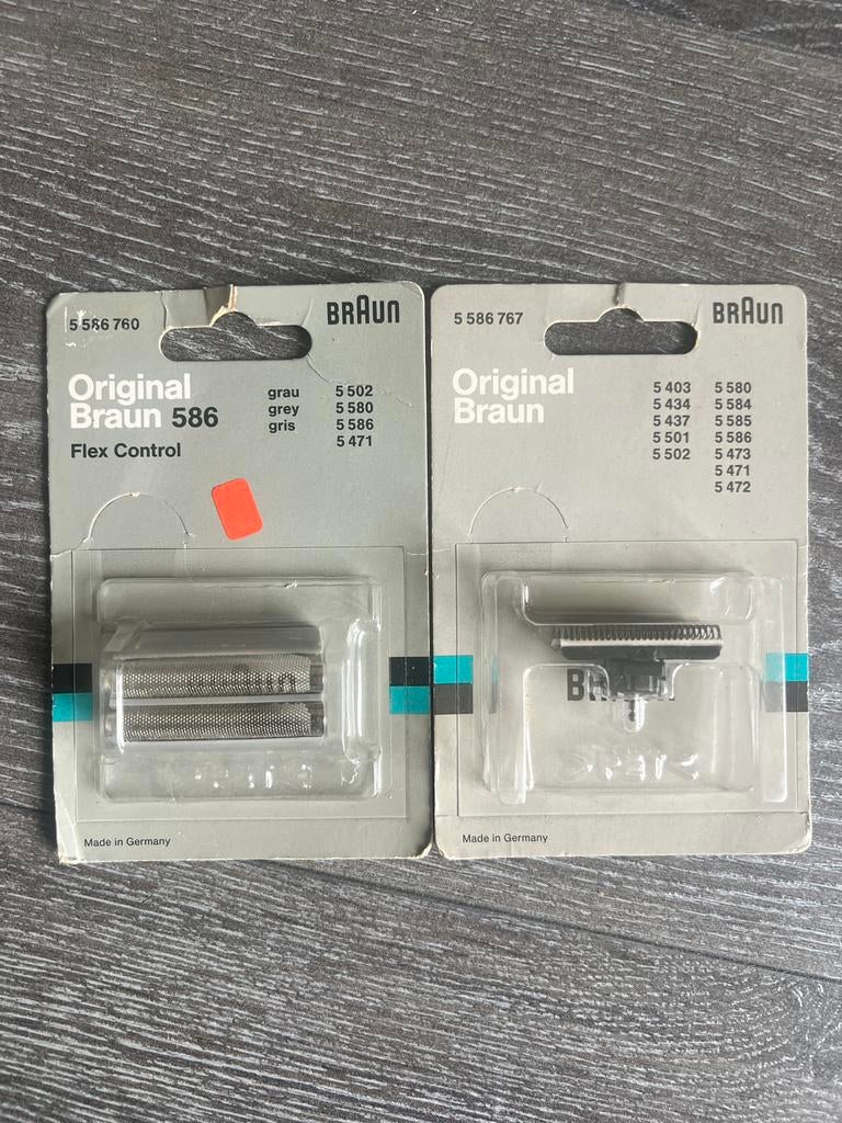 Braun scheerblad en messenblokjes, Witgoed en Apparatuur, Persoonlijke-verzorgingsapparatuur, Ophalen of Verzenden, Nieuw, Scheren en Epileren