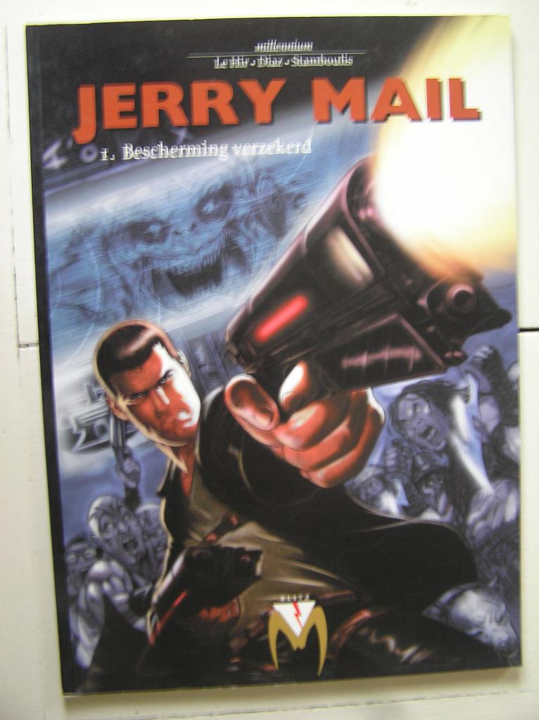 Jerry Mail. 1. Bescherming verzekerd., Eén stripboek, Ophalen of Verzenden, Zo goed als nieuw