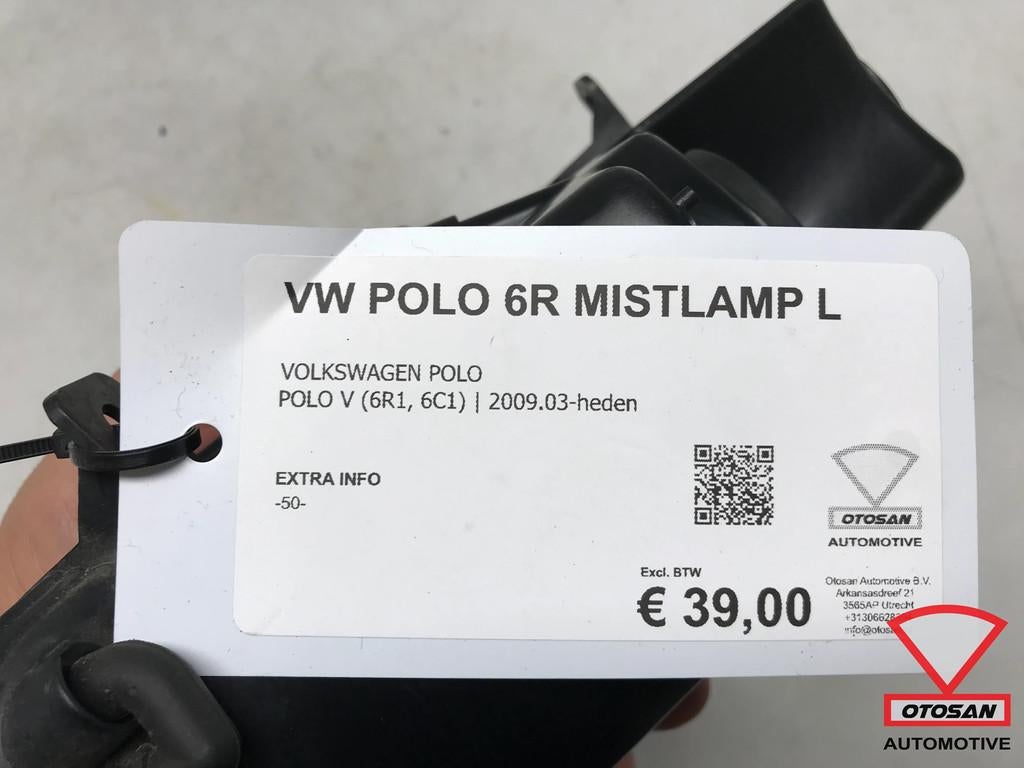 VW Polo 6R Mistlamp Links Voor Origineel!, Gebruikt, Volkswagen, Volkswagen AG, Berliner Ring 2
38440  Wolfsburg, DE
