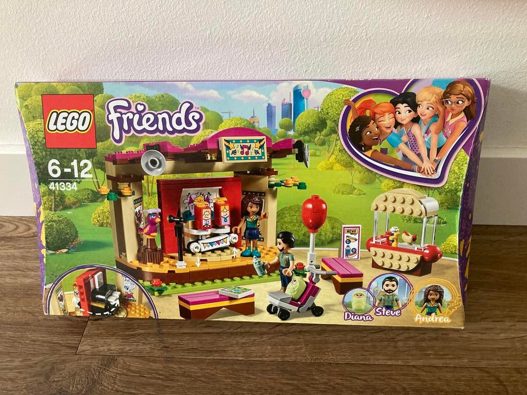 ZGAN Lego Friends Andrea’s parkprestaties 41334!, Ophalen of Verzenden, Zo goed als nieuw