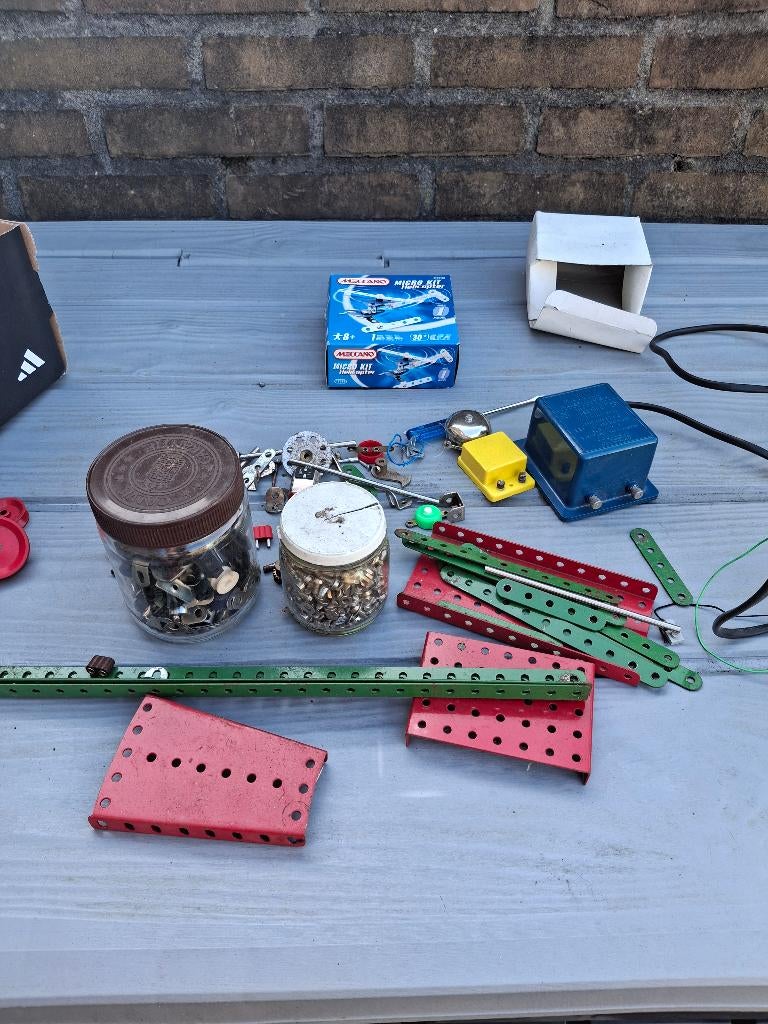 Speelgoed mecano met mecano adapter, Ophalen, Gebruikt