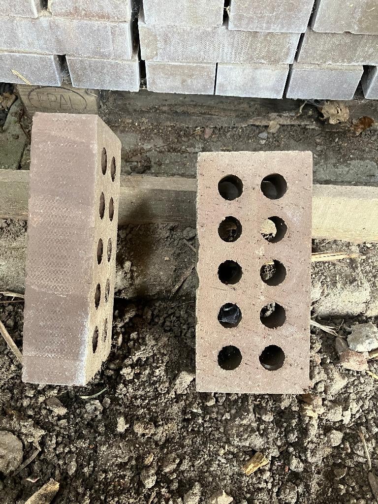 Gevel steen bruin Wf-VB-Sp, Ophalen, Zo goed als nieuw, Bakstenen