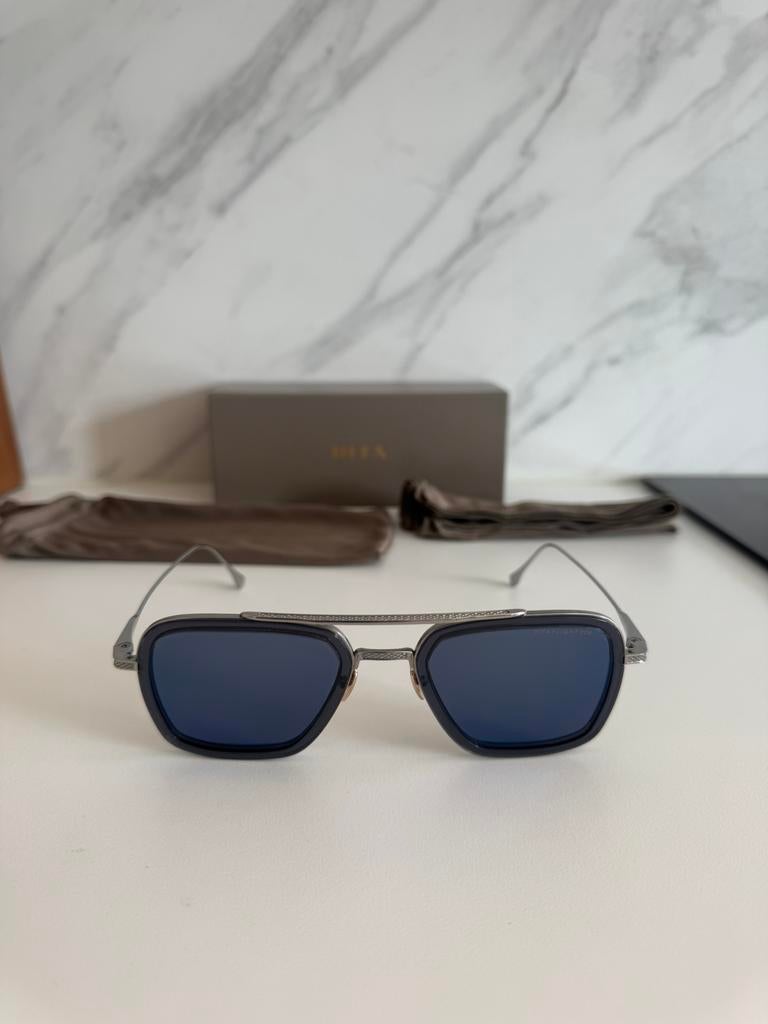 Originele Dita Flight 006, Zonnebril, Blauw, Zo goed als nieuw, Ophalen