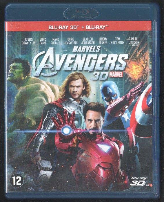 The Avengers 3D+2D, MARVEL MCU. Blu-ray., Cd's en Dvd's, Blu-ray, Gebruikt, Actie, 3D, Boxset, Ophalen of Verzenden
