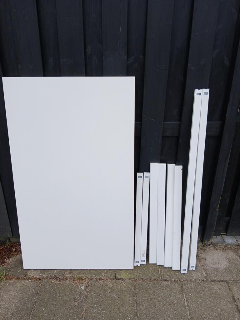 Retro Tafel Ikea Melltorp 125/75 (eettafel, bureau), Huis en Inrichting, Ophalen, 100 tot 150 cm, 50 tot 100 cm, Zo goed als nieuw