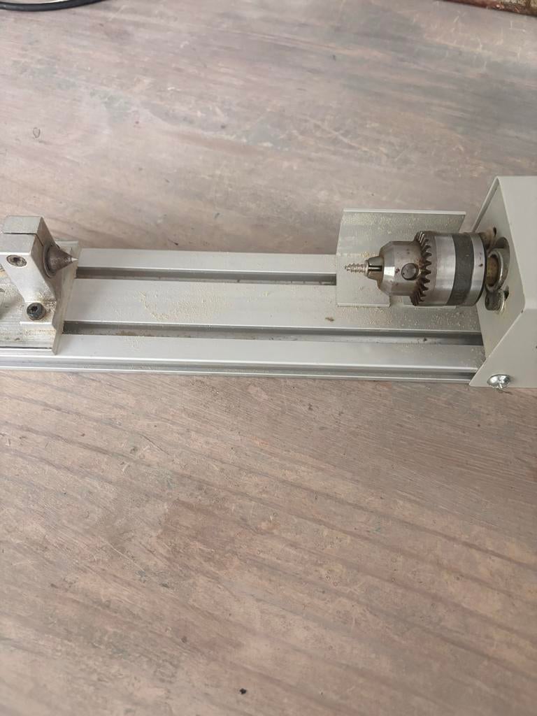 Mini Houtdraaibank / Hobby Draaibank Houtbewerking, Doe-het-zelf en Verbouw, Draaibanken, Gebruikt, Houtdraaibank, Minder dan 500 mm