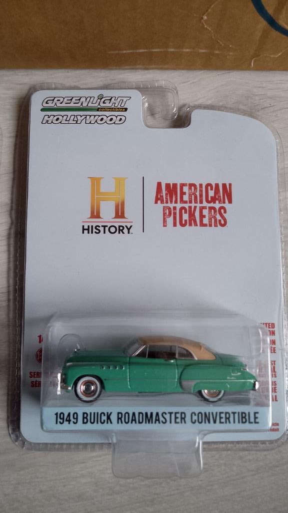 1/64 Greenlight - American Pickers 49' Buick Roadmaster, Ophalen of Verzenden, Nieuw, Auto