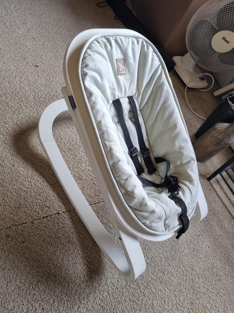 Kidsmill schommelstoel met twee bekledingen, Ophalen