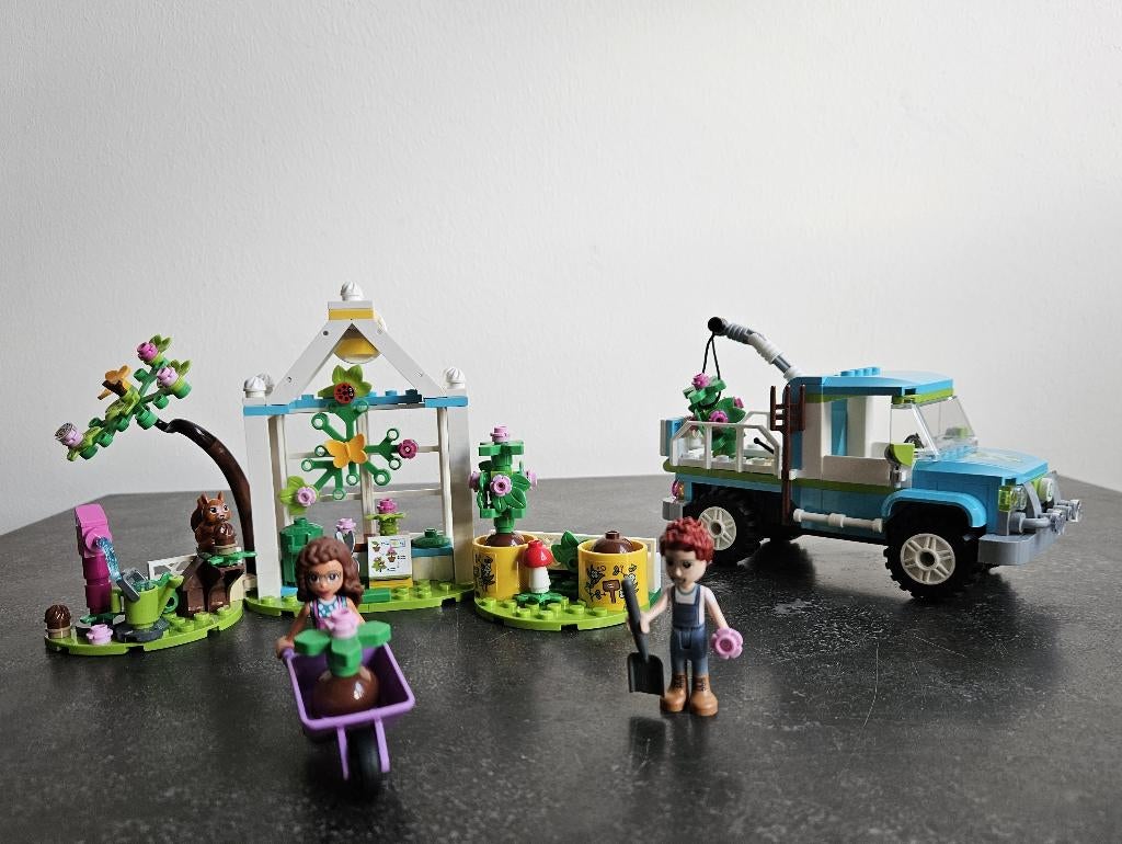 Lego Friends 41707 - Bomenplantwagen, Kinderen en Baby's, Speelgoed | Duplo en Lego, Zo goed als nieuw, Lego, Complete set, Inclusief instructies