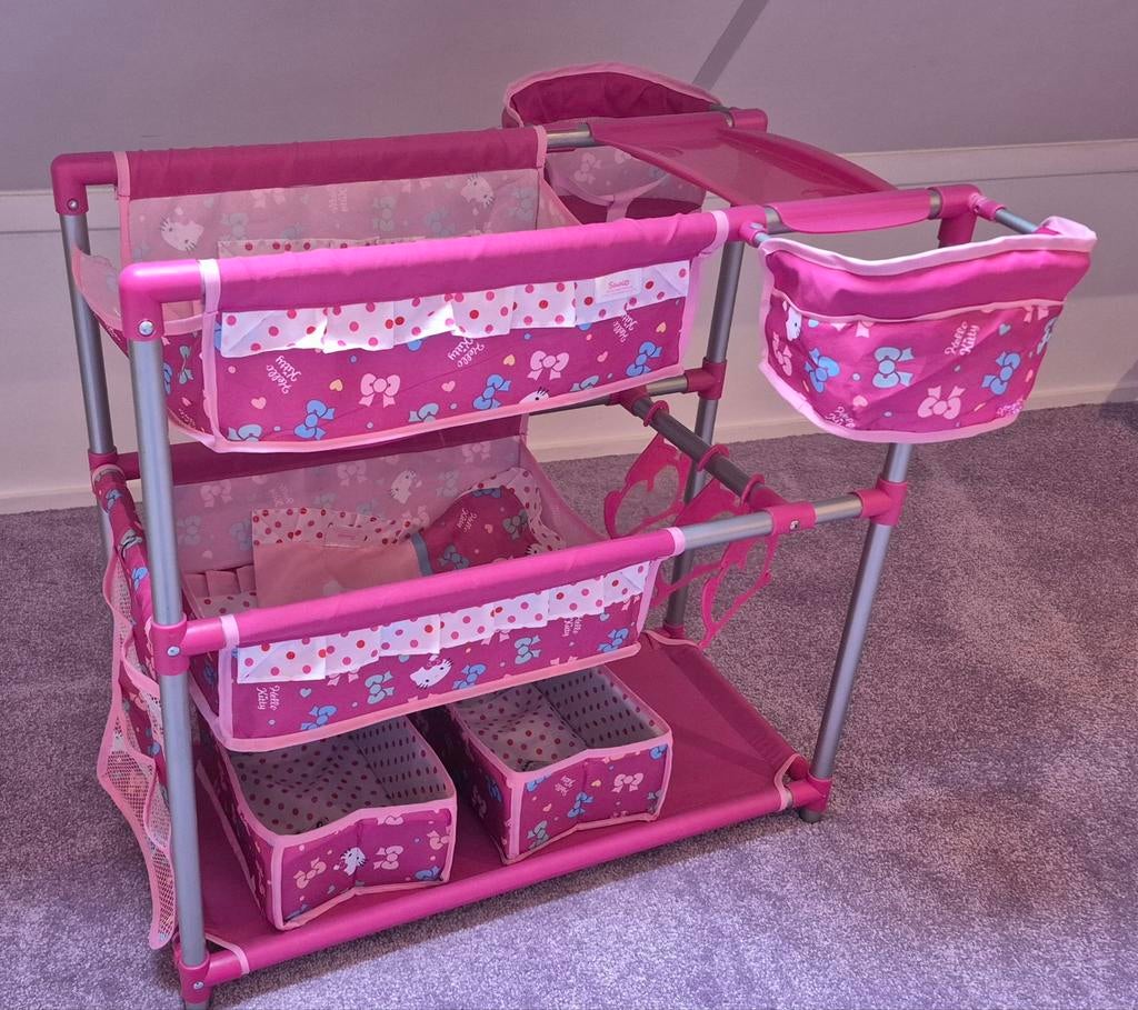 Hello Kitty tweeling poppenbedje, Ophalen, Gebruikt, Overige typen