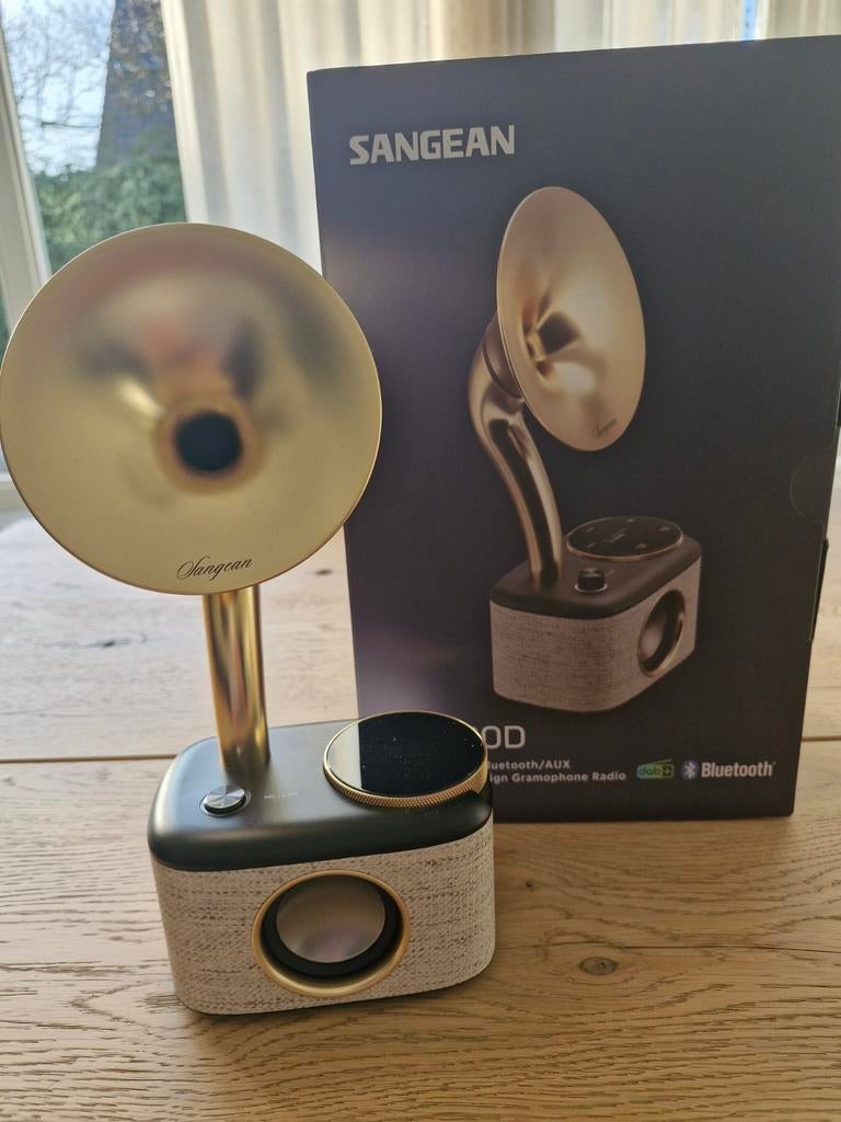 Sangean CP-100D Digitale Retro Design Radio Bluetooth DAB+, Ophalen of Verzenden, Nieuw, Radio