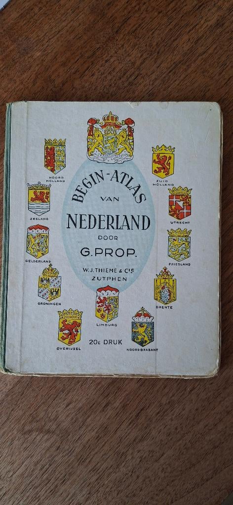 Begin-Atlas van Nederland  (G.Prop), Boeken, Atlassen en Landkaarten, Overige atlassen, Ophalen of Verzenden, Zo goed als nieuw