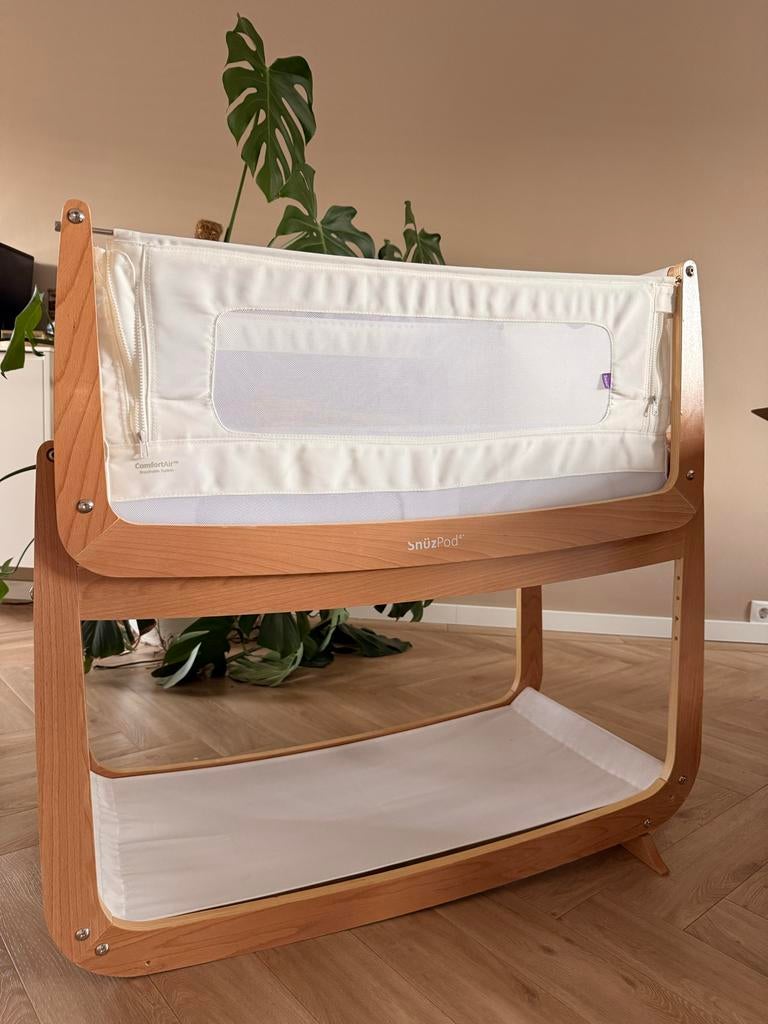 Snuzpod 4 co-sleeper met Aerosleep matras + topper, Ophalen, Gebruikt, Wieg