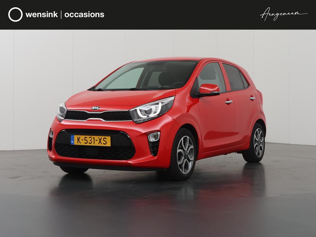 Kia Picanto 1.0 DPi DynamicPlusLine | Keyless | Navigatie |, Auto's, Kia, Voorwielaandrijving, Stof, Gebruikt, 4 stoelen