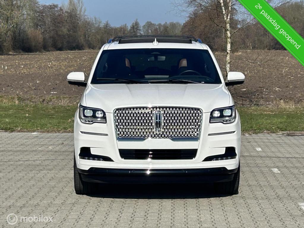 Lincoln Navigator Black Label 7 Pers Grijs kenteken mogelijk, Automaat, Overige carrosserieën, 7 stoelen, Wit