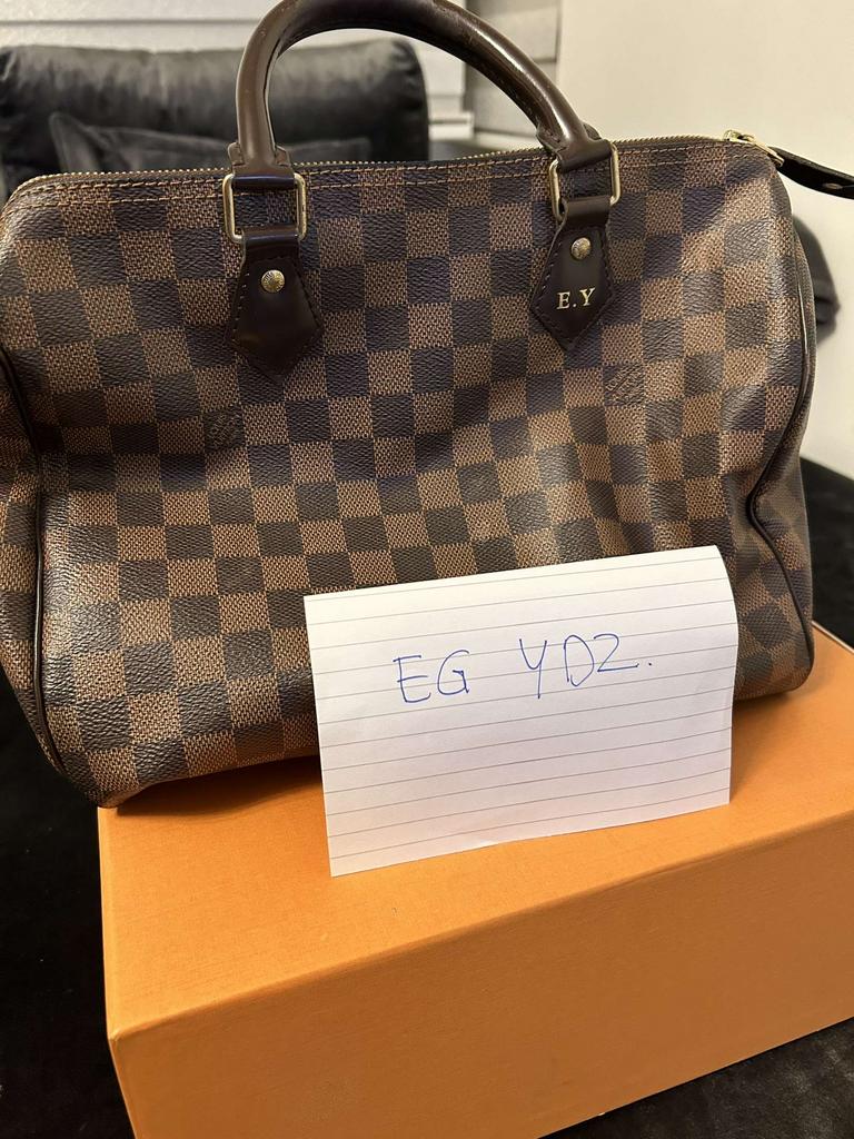 Louis Vuitton Speedy 30, Ophalen, 40 tot 60 cm, 30 cm of meer, Bruin