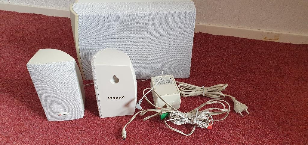 Labtec audioset voor PC en laptop LCS-2632, Computers en Software, Pc speakers, Ophalen, Gebruikt, Audiokanaal 2.1, Labtec