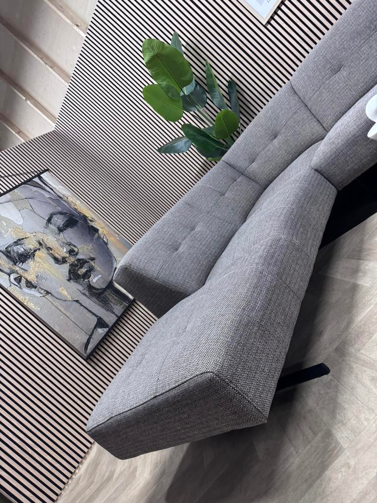 ZGAN Montel Traffic Hoekbank - Grijs - 270 x 225, 250 tot 300 cm, -, -, Ophalen of Verzenden