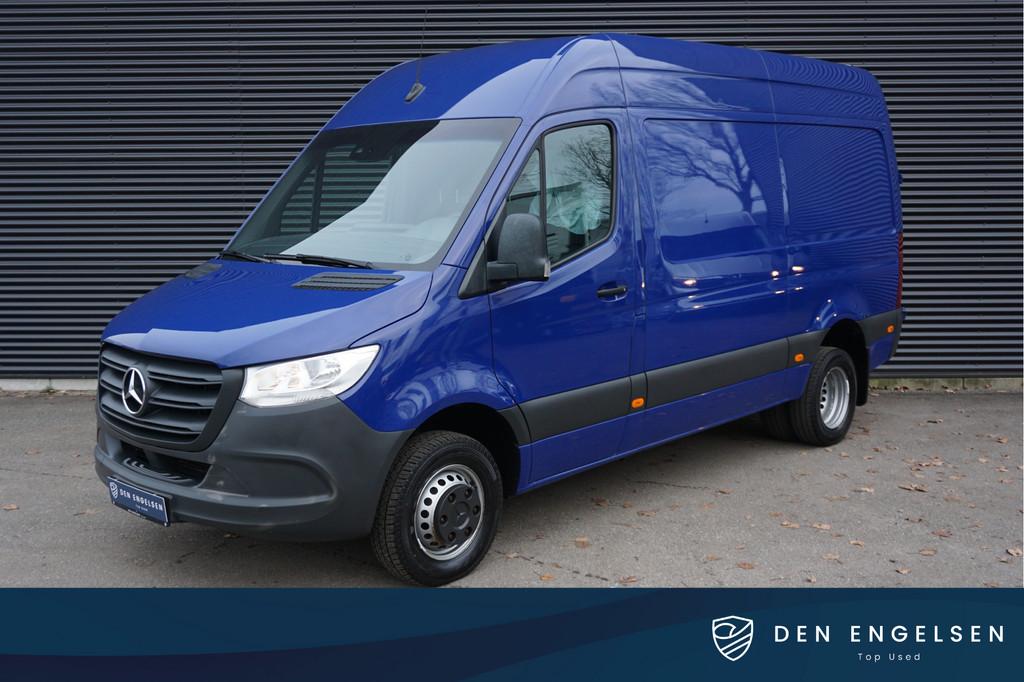 Mercedes-Benz Sprinter 516 160pk Automaat 5000kg L2H2 Dubbel, Auto's, Gebruikt, Zwart, 4 cilinders, 2000 kg