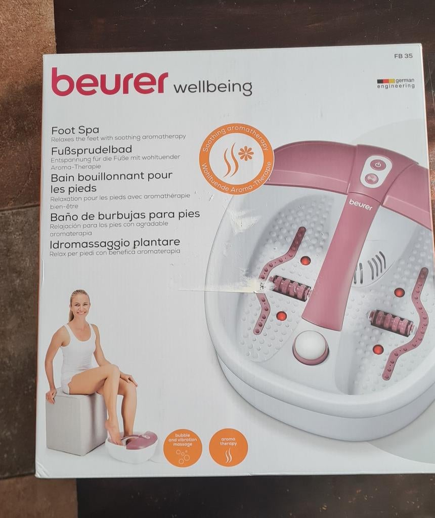 Beurer Voetenbad FB 35 met Aromatherapie en Massage, Ophalen of Verzenden, Zo goed als nieuw