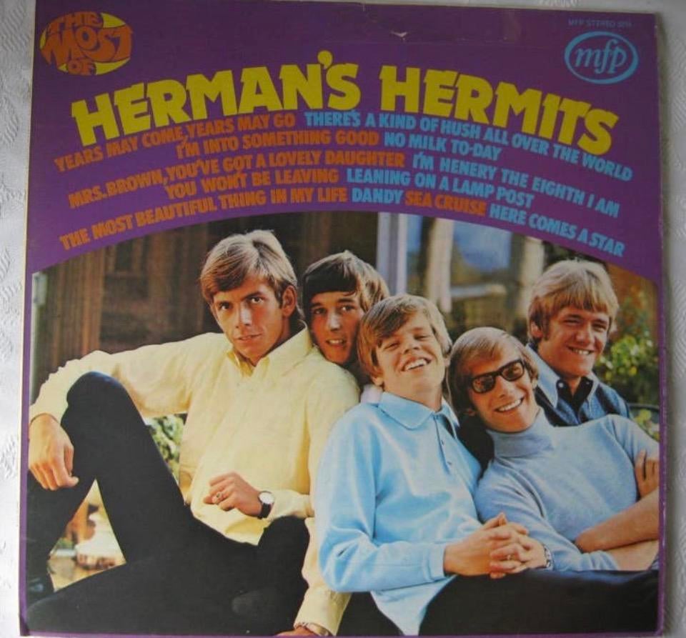 LP Herman's Hermits The most of. A1.There's A Kind Of Hush, Ophalen of Verzenden, Zo goed als nieuw, 12 inch, Pop