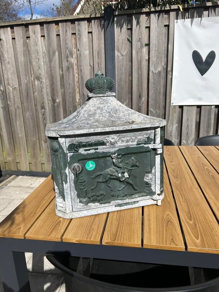 Gietijzeren brievenbus, Tuin en Terras, Ophalen, Gebruikt, IJzer