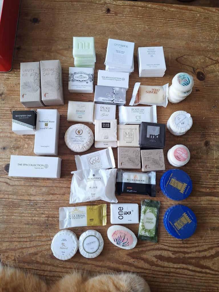 Diverse hotel zeepjes., Ophalen of Verzenden