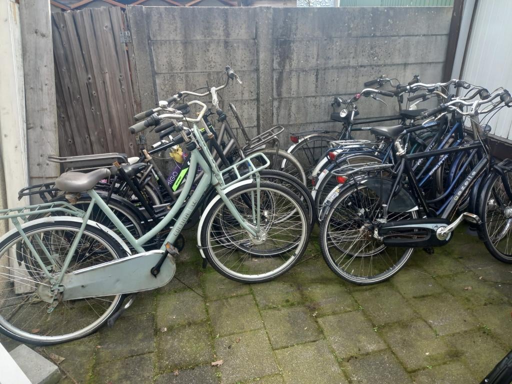 Partij 12 opknap of sloop fietsen, Ophalen, Gebruikt, Overige merken