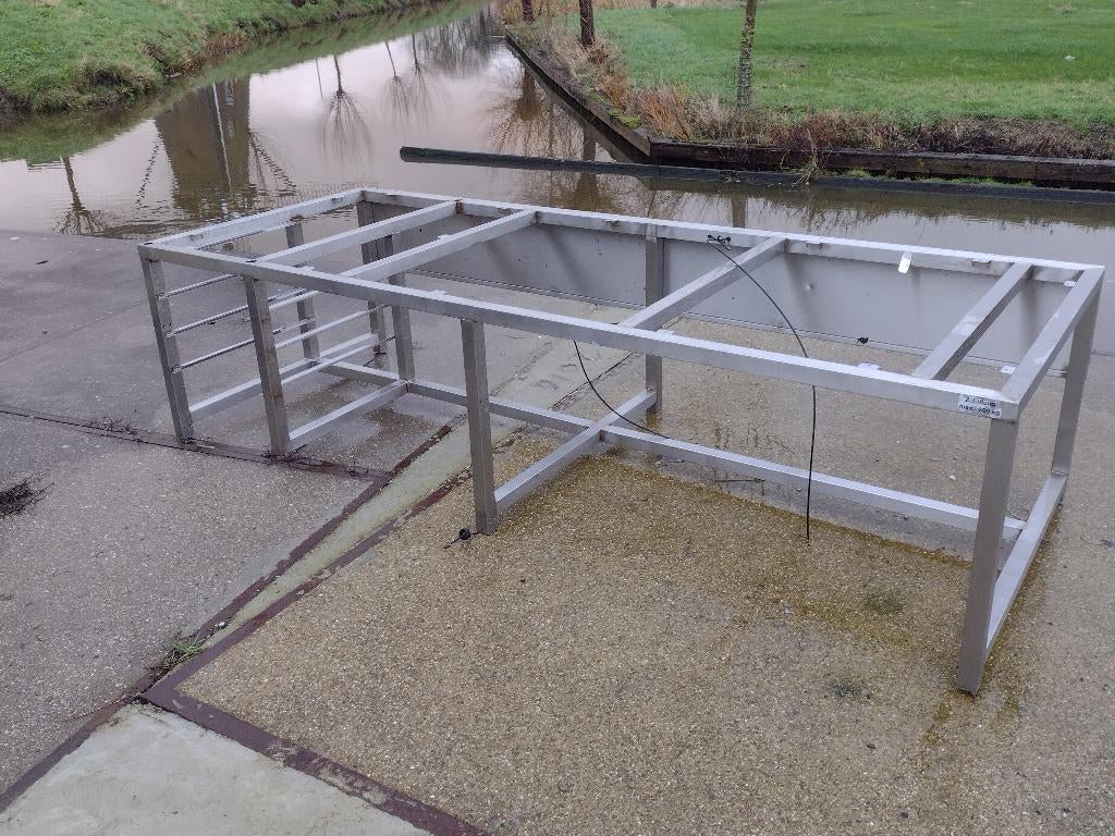 RVS werkbank onderstel werktafel Horeca medicalgrade mancave, Doe-het-zelf en Verbouw, Werkbanken, Ophalen of Verzenden, Gebruikt