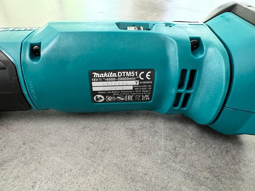MAKITA DTM51Z MULTITOOL 18V ACCU lxt COMBITOOL SNELSPANNER, Ophalen of Verzenden, Nieuw, Ventilator
