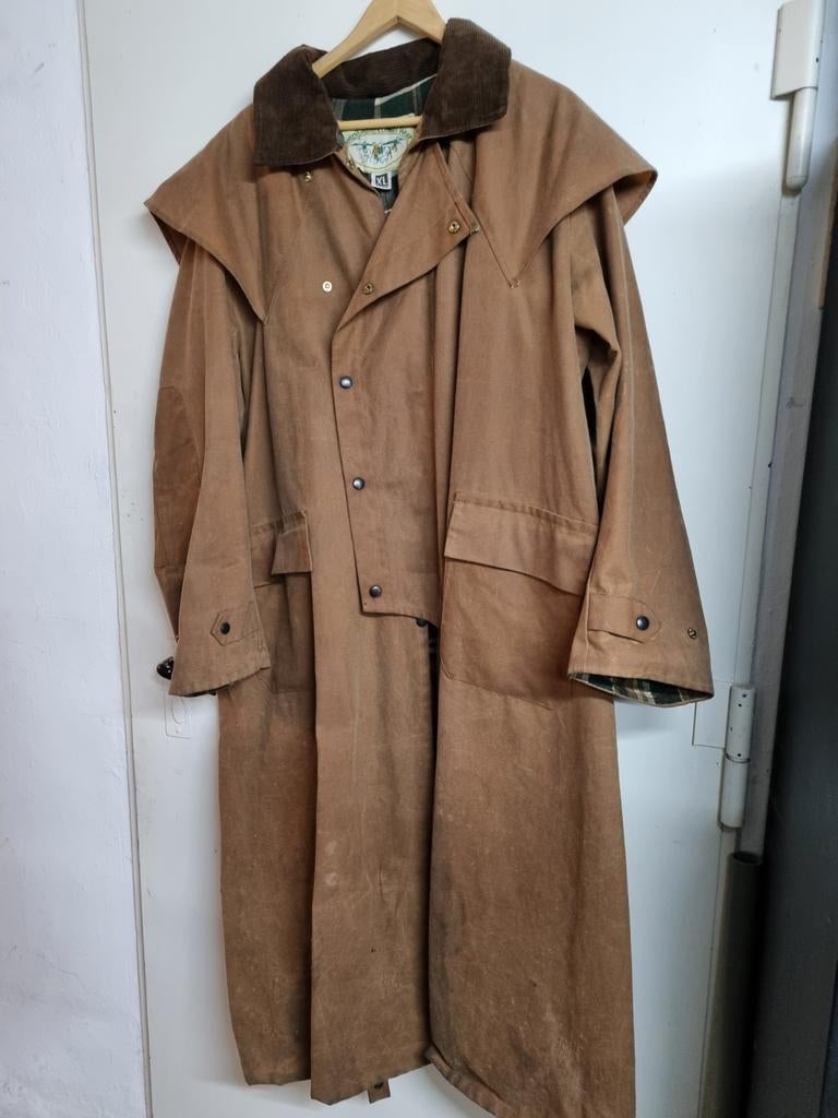 Mongo Country & Leisure Wear waxjas XL, Bruin, Ophalen of Verzenden, Gedragen, Maat 56/58 (XL)