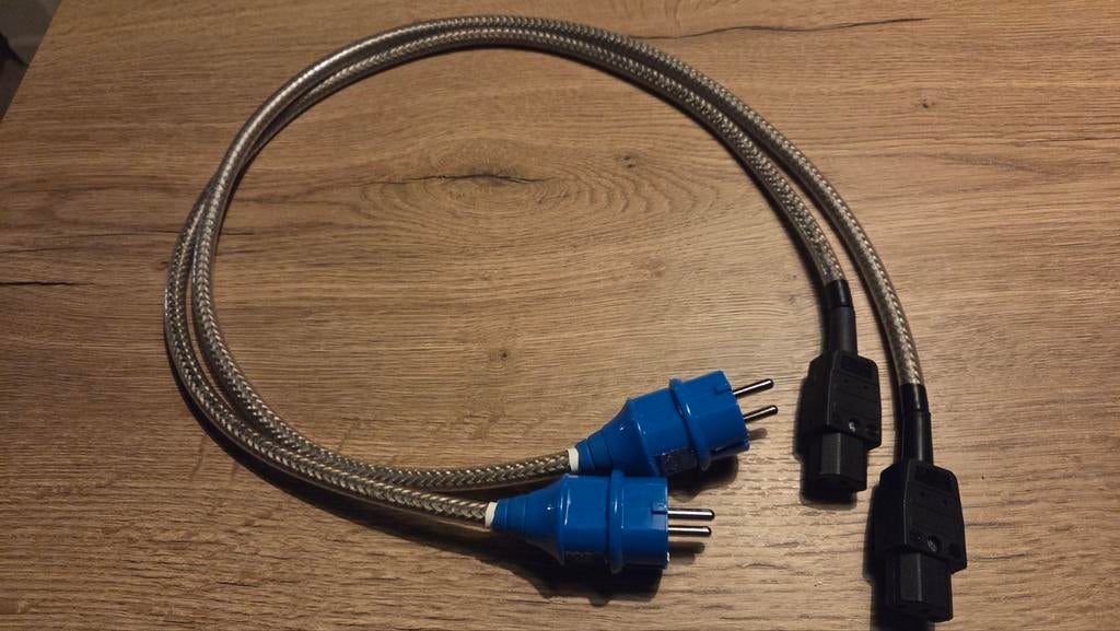 Hunter-Audio powercord, Ophalen of Verzenden, Zo goed als nieuw, Minder dan 2 meter, Overige kabels