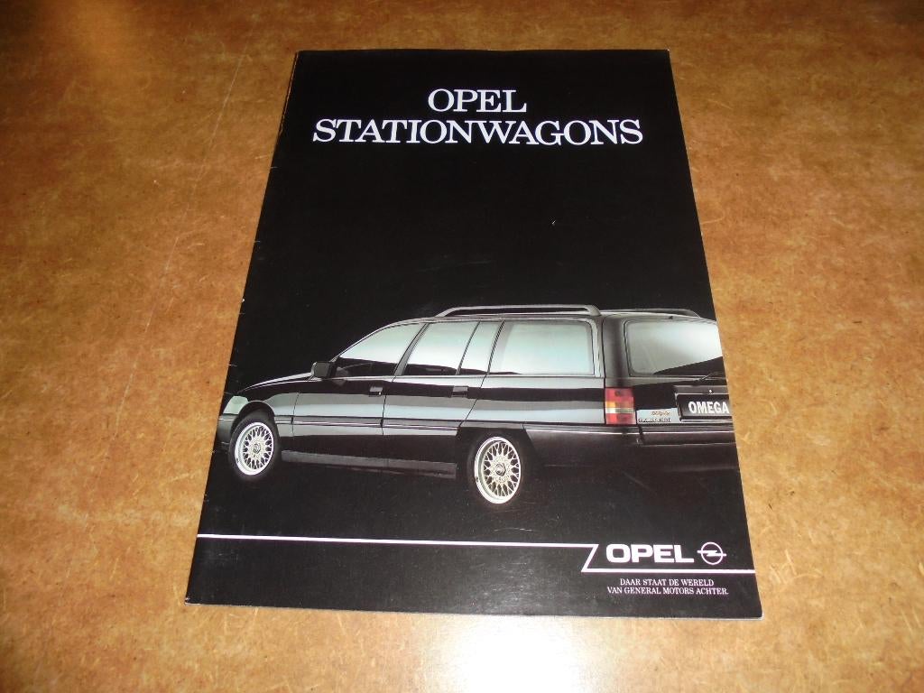 brochure Opel Stationwagons  1989, Ophalen of Verzenden, Nieuw, Opel