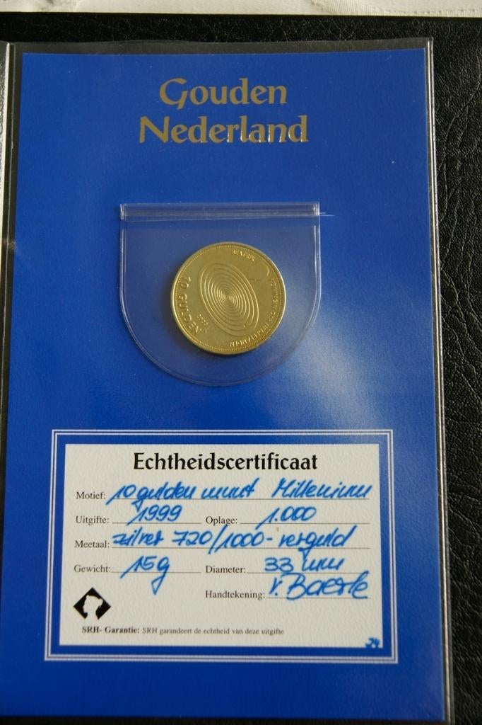 Goud verguld, stuiver, dubbeltje, kwartje en gulden etc, Koningin Beatrix, Losse munt, Goud, Overige waardes