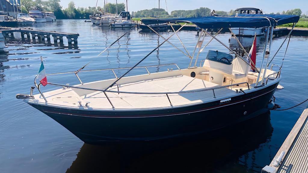 Mimi Scirocco 630 - Nette en complete sloep, Watersport en Boten, Sloepen, Gebruikt, 70 pk of meer, 6 meter of meer, Binnenboordmotor