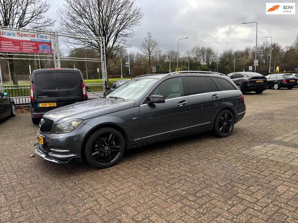 Mercedes-Benz C-klasse Estate 200 CDI Business Class Avantga, Auto's, Euro 5, Navigatiesysteem, 4 cilinders, Leder en Stof