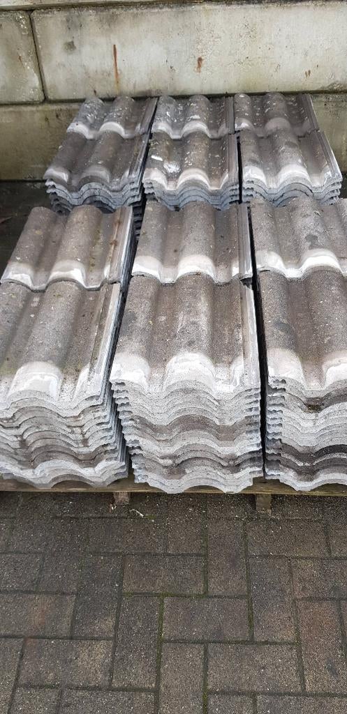 Neroma dakpannen gebruikt te koop, Gebruikt, Steen of Klei, Zwart, Ophalen of Verzenden