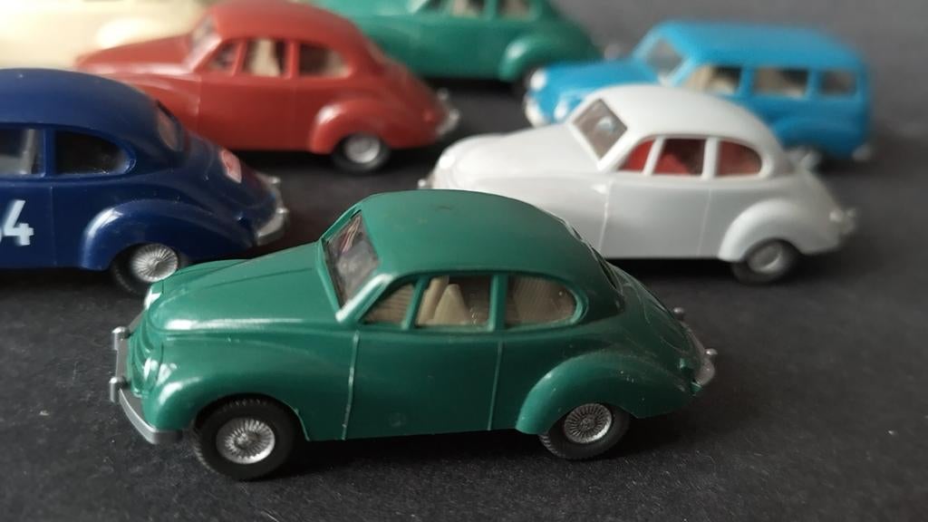 Dkw Auto Union 3=6 9x 1:87 Wiking Berlin Pol, Auto, Verzenden, Wiking modelbau GmbH, Zo goed als nieuw