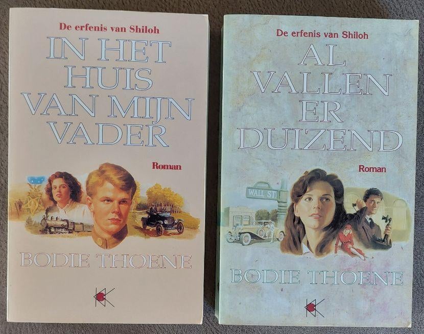 Bodie Thoene - De erfenis van Shilo deel 1 en 2, Boeken, Ophalen of Verzenden, Zo goed als nieuw