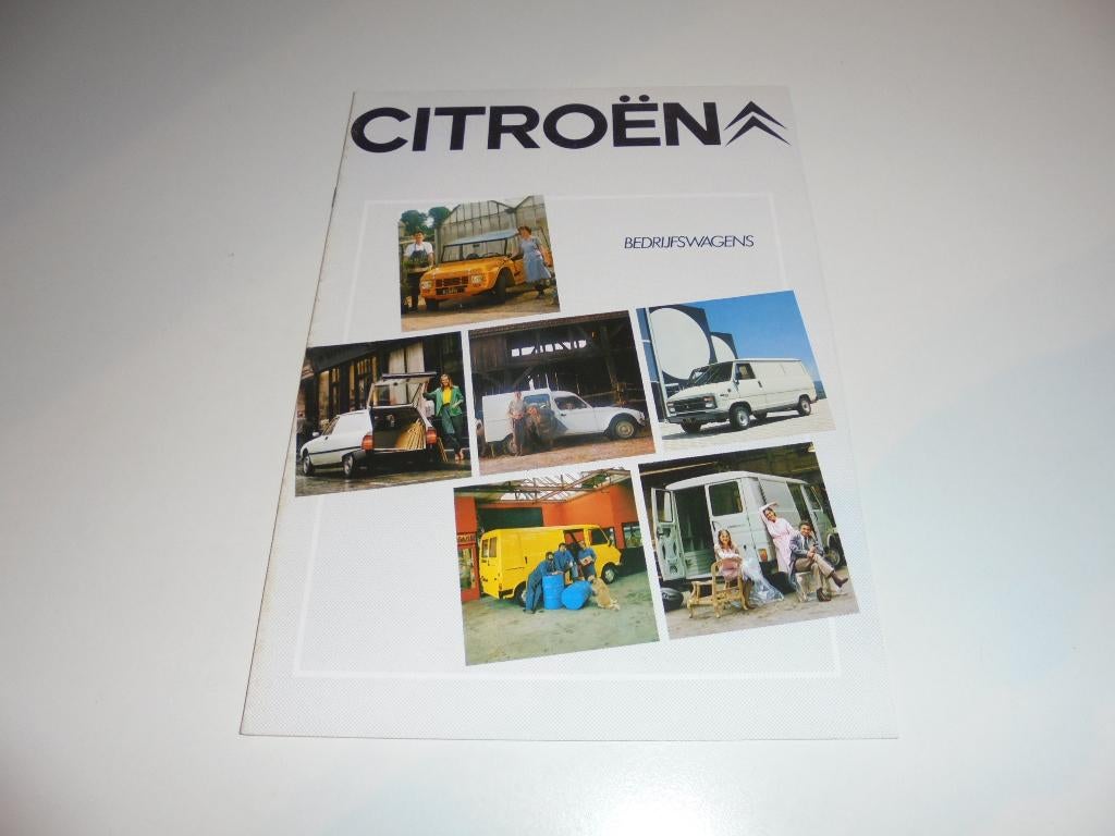 brochure Citroen bedrijfswagens  1982, Ophalen of Verzenden, Nieuw, Citroën
