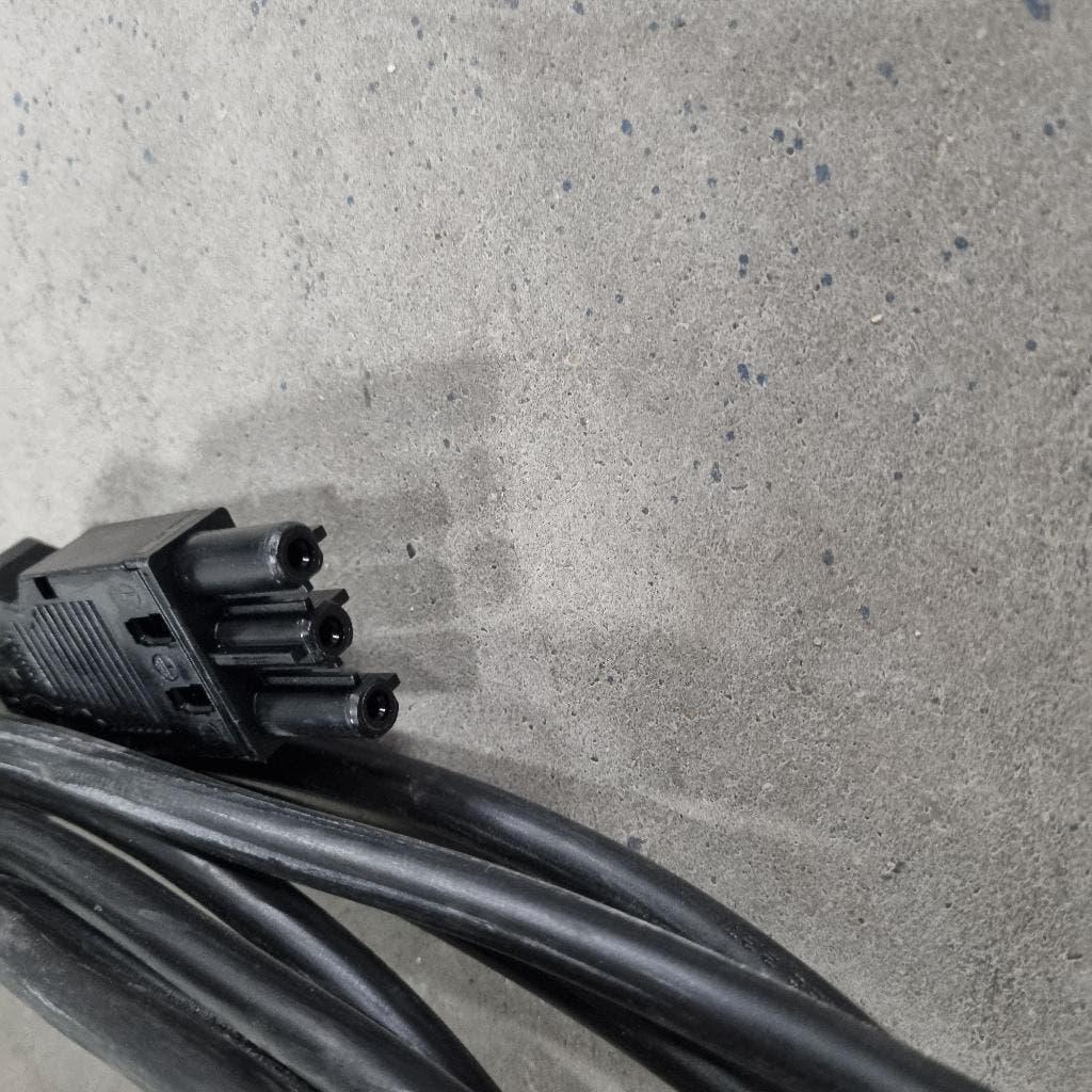 7x lange wieland aansluitkabel lengte 6-7 meter, Ophalen, Gebruikt