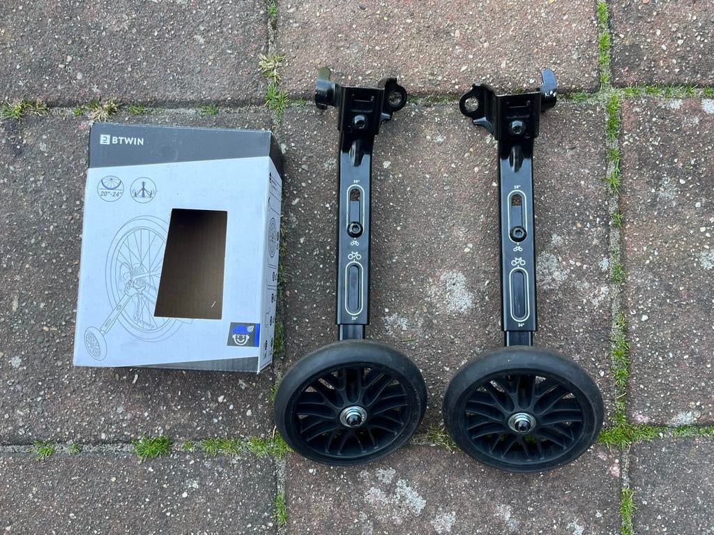 B-twin zijwieltjes voor kinderfiets, Gebruikt, Overige typen, Kinderfiets, Kunststof