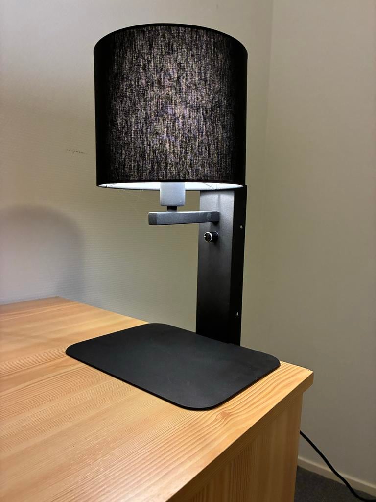 Nieuwe lamp met zwarte kap, Ophalen of Verzenden, Nieuw