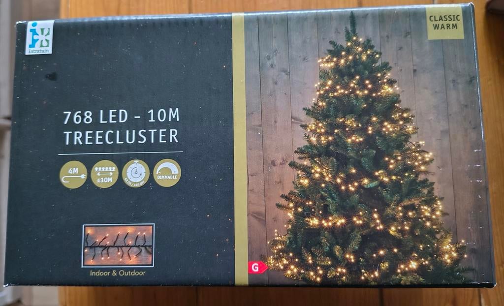 Kerstverlichting treecluster (boomverlichting), Ophalen of Verzenden