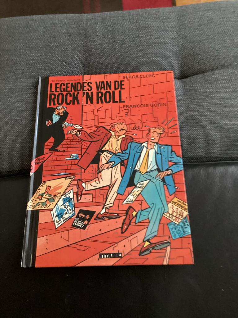 Stripboek Legendes van de Rock 'n Roll, Boeken, Eén stripboek, Ophalen of Verzenden, Gelezen