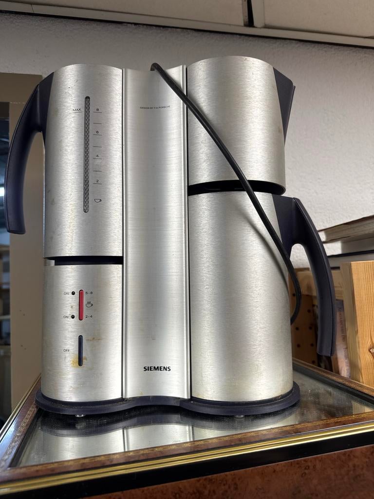 Siemens koffiezetapparaat Design by F.A. Porsche, Ophalen, Gebruikt, Koffiemachine, Gemalen koffie