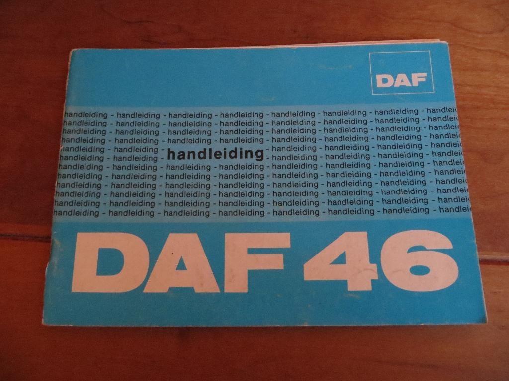 Instructieboek DAF 46, DAF 46 Stationcar 10-1974 zeer mooi!, Ophalen of Verzenden