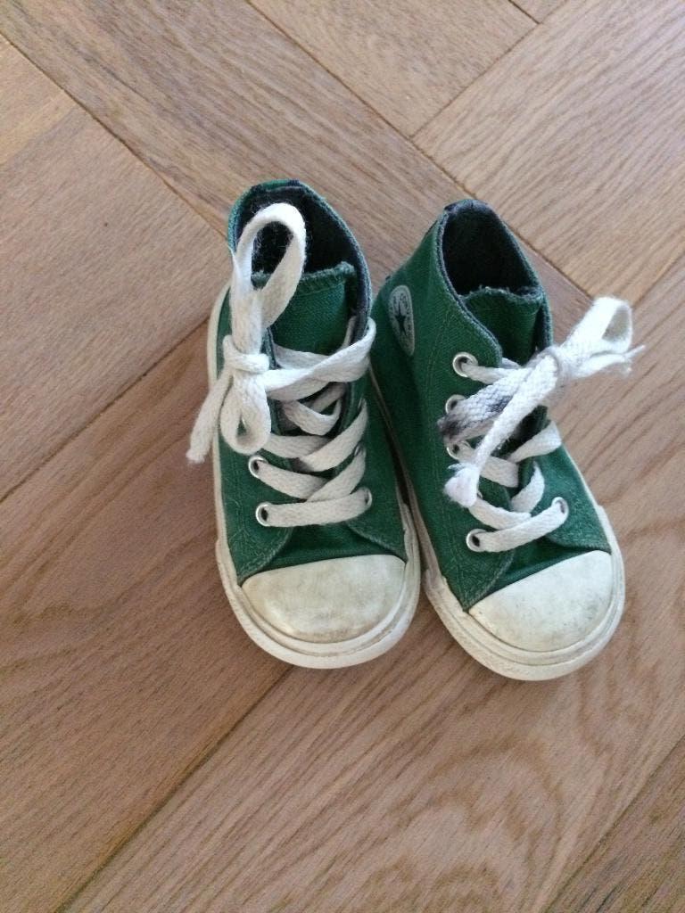 supergave nog hele nette groene Converse All Star mt 22, Gebruikt, Jongen of Meisje, Schoenen, Ophalen of Verzenden